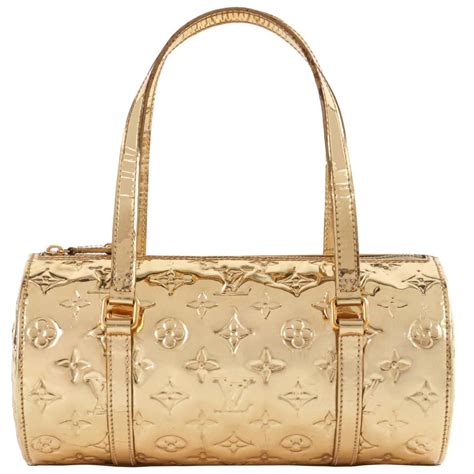 gold metallic louis vuitton bag